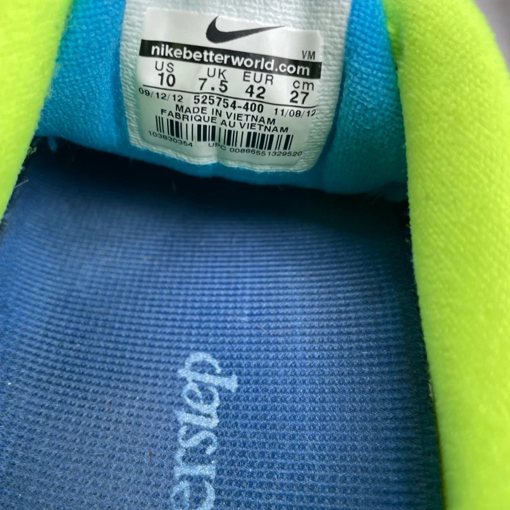 Nike Flex Experience Women’s Run Sneakers‎ Blue with Reflective Swoosh size 10
